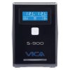 ups vica s900 regulador integrado 900va/550w 8 contactos pantalla lcd color negro