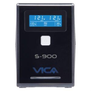 ups vica s900 regulador integrado 900va/550w 8 contactos pantalla lcd color negro