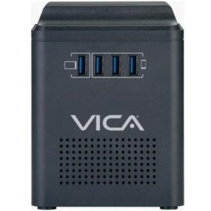 regulador vica connect 800 800va/400w 4 puertos usb de carga rápida 3 años de garantía