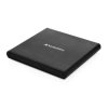 quemador/lector verbatim externo de cd dvd negro
