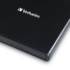quemador/lector verbatim externo de cd dvd negro