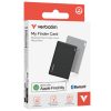 localizador verbatim my finder bluetooth tarjeta 2 pzas negro plateado