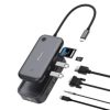 adaptador verbatim inalámbrico usb c con lector de tarjetas qcast mirror wda 01
