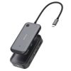 adaptador verbatim inalámbrico usb c con lector de tarjetas qcast mirror wda 01