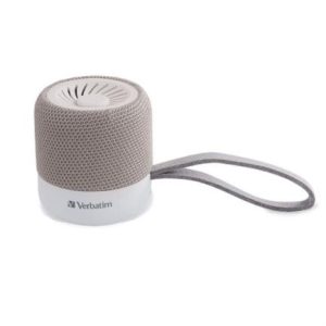 bocina verbatim mini tws inalámbrica c/bluetooth blanco