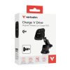 cargador inalambrico verbatim magnetico tipo c con ventilador de enfriamiento e iluminación rgb qi2