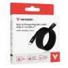 cable magnético verbatim compacto 100w 12cm color negro