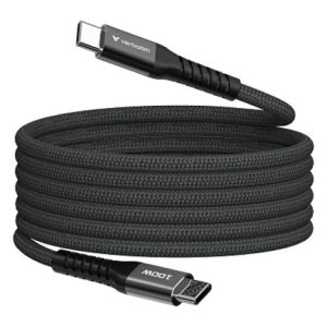 cable magnético verbatim compacto 100w 12cm color negro