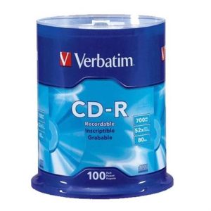disco verbatim cd r 52x 80min 700mb c/100