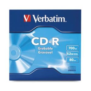disco verbatim cd r 80min 700mb 52x paquete c/50 pzas