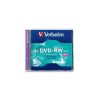 dvd rw verbatim 4.7gb dl+4x single jewel case