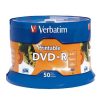 dvd r verbatim 4.7gb 16x blanco imprimible c/50