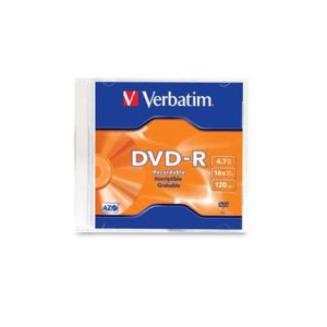 dvd r verbatim 4.7gb 16x single slim case