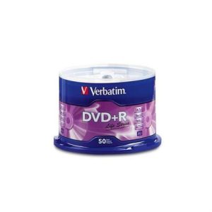 dvd+r verbatim 4.7gb 16x spindle c/50