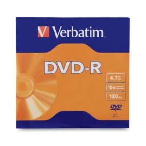 dvd r verbatim 4.7gb 16x c/50 piezas