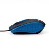 mouse Óptico verbatim con cable color azul