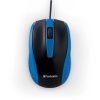 mouse Óptico verbatim con cable color azul