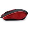 mouse Óptico verbatim con cable color negro rojo