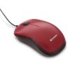 mouse verbatim silencioso alámbrico Óptico rojo