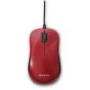 mouse verbatim silencioso alámbrico Óptico rojo