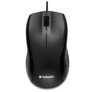 mouse verbatim alámbrico usb 1000 dpi negro
