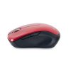 mouse verbatim inalámbrico silencioso usb c 1600 dpi rojo