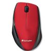 mouse verbatim inalambrico blueled rojo