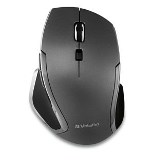 mouse verbatim inalámbrico deluxe 6 botones iluminación led color grafito ideal para notebook