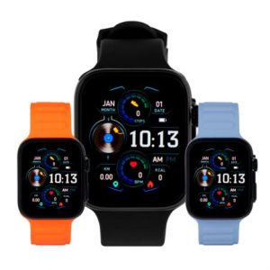 smart watch vorago sw 500 cuadrado ip67 bluetooth pantalla amoled 1.78" táctil negro 3 extensibles