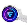 enfriamiento líquido game factor lqg600 240mm rgb tdp 250 2 ventiladores 120mm 70 cfm color blanco
