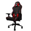 silla game factor cgc600 tela reclinable con descansa brazos 4d estrella metálica color rojo negro
