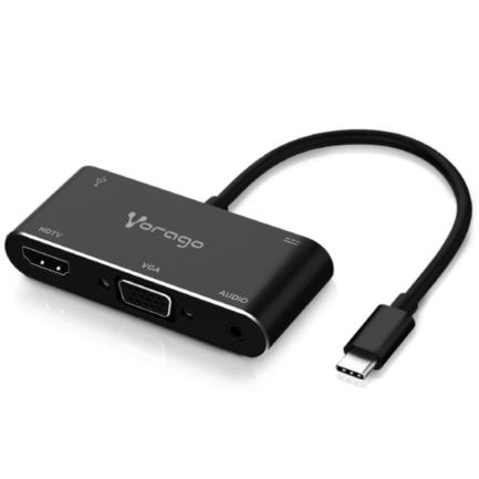 adaptador vorago adp 350 5 en 1 usb tipo c a hdmi/vga/usb adaptador vorago adp 350 5 en 1 usb tipo c a hdmi/vga/usb
