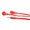 audífonos alámbricos vorago ep 103 manos libres 3.5mm color rojo