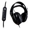 diadema game factor hsg500 micrófono removible 3.5mm ultraligera color negro