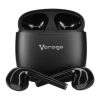 audífonos vorago esb 305 bluetooth tws ipx6 manos libres control táctil color negro
