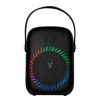 mini bafle vorago ksp 455 40 w recargable 1 micrófono inalámbrico c/correas tws ipx5 bluetooth