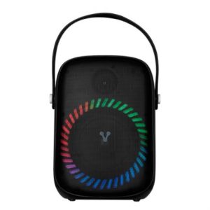 mini bafle vorago ksp 455 40 w recargable 1 micrófono inalámbrico c/correas tws ipx5 bluetooth