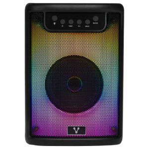 mini bafle vorago ksp 205 negro 4" 10watts rms / recargable / tws bt 4hrs carga usb tipo c