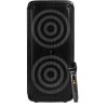 bafle vorago ksp 503 negro 2x8" 2x30watts rms tecnologia dsp / usb / msd/ 3.5mm / recargable / tws bt 5hrs carga usb tipo c / microfono inalambrico
