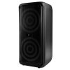bafle vorago ksp 503 negro 2x8" 2x30watts rms tecnologia dsp / usb / msd/ 3.5mm / recargable / tws bt 5hrs carga usb tipo c / microfono inalambrico