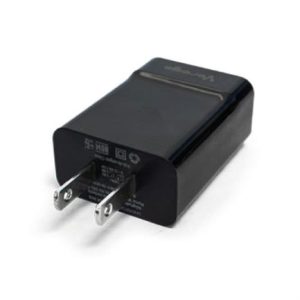 cargador vorago au 302 pared carga rápida 2.4a usb color negro