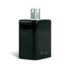 cargador vorago quick charge au 350 para pared 3.0a pd 20w usb a c color negro