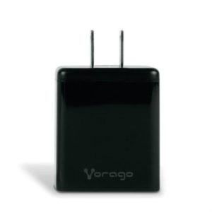cargador vorago quick charge au 350 para pared 3.0a pd 20w usb a c color negro