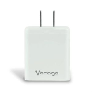 cargador vorago quick charge au 350 para pared 3.0a pd 20w usb a c color blanco