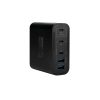 cargador de pared vorago au 600 tipo c 100w pd 5 puertos quick charge 3.0 negro