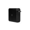 cargador de pared vorago au 600 tipo c 100w pd 5 puertos quick charge 3.0 negro