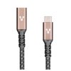 cable extension vorago cab 127 tipo c hembra tipo c macho 1 metro 100w negro
