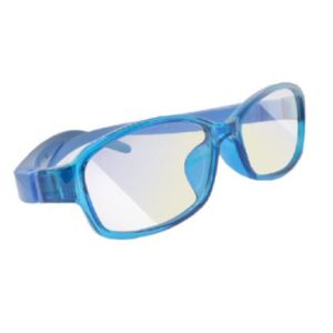 lentes gamer vorago kg 200 kids pc/tablet anti luz azul estuche color azul