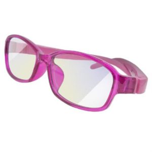 lentes gamer vorago kg 200 kids pc/tablet anti luz azul estuche color rosa