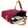 mochila vorago bp 301 vintage doble uso laptop 15.6 marron